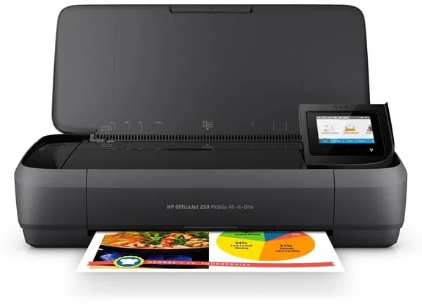 HP Officejet 250 Mobiele All-in-One Inkjetprinter Multifunctioneel - Kleur - Inkt