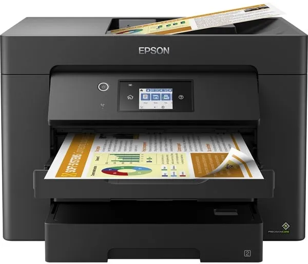 Epson WorkForce WF-7830DTWF A3 Alles-in-één Inkjetprinter Multifunctioneel met Fax - Kleur - Inkt