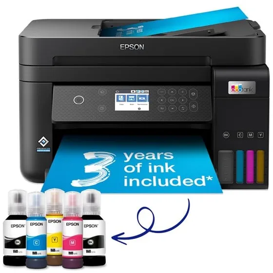 Epson EcoTank ET-3850 Alles-in-één inkjet-multifunctionele printer - Kleur - Inkt
